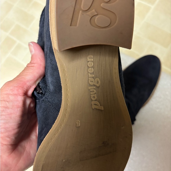 Paul Green Addison Space Suede Ankle Booties - Picture 8 of 14